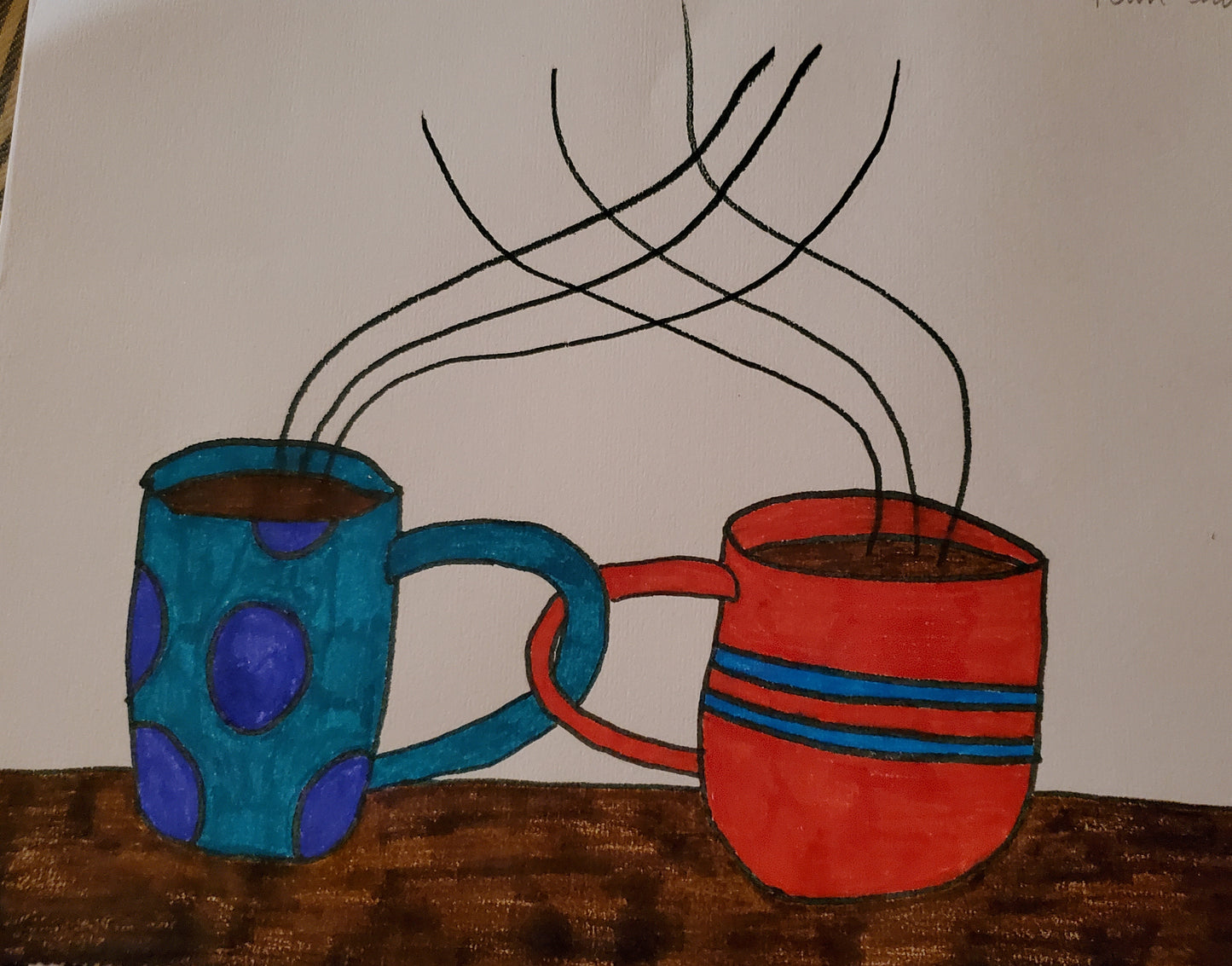 Cups of coffee