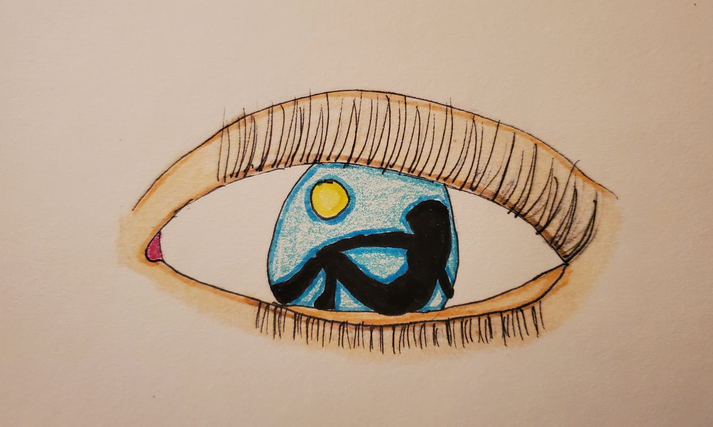 Reflection in the eye