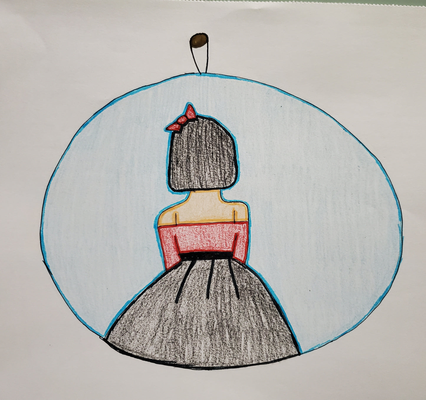 Girl in a mirror