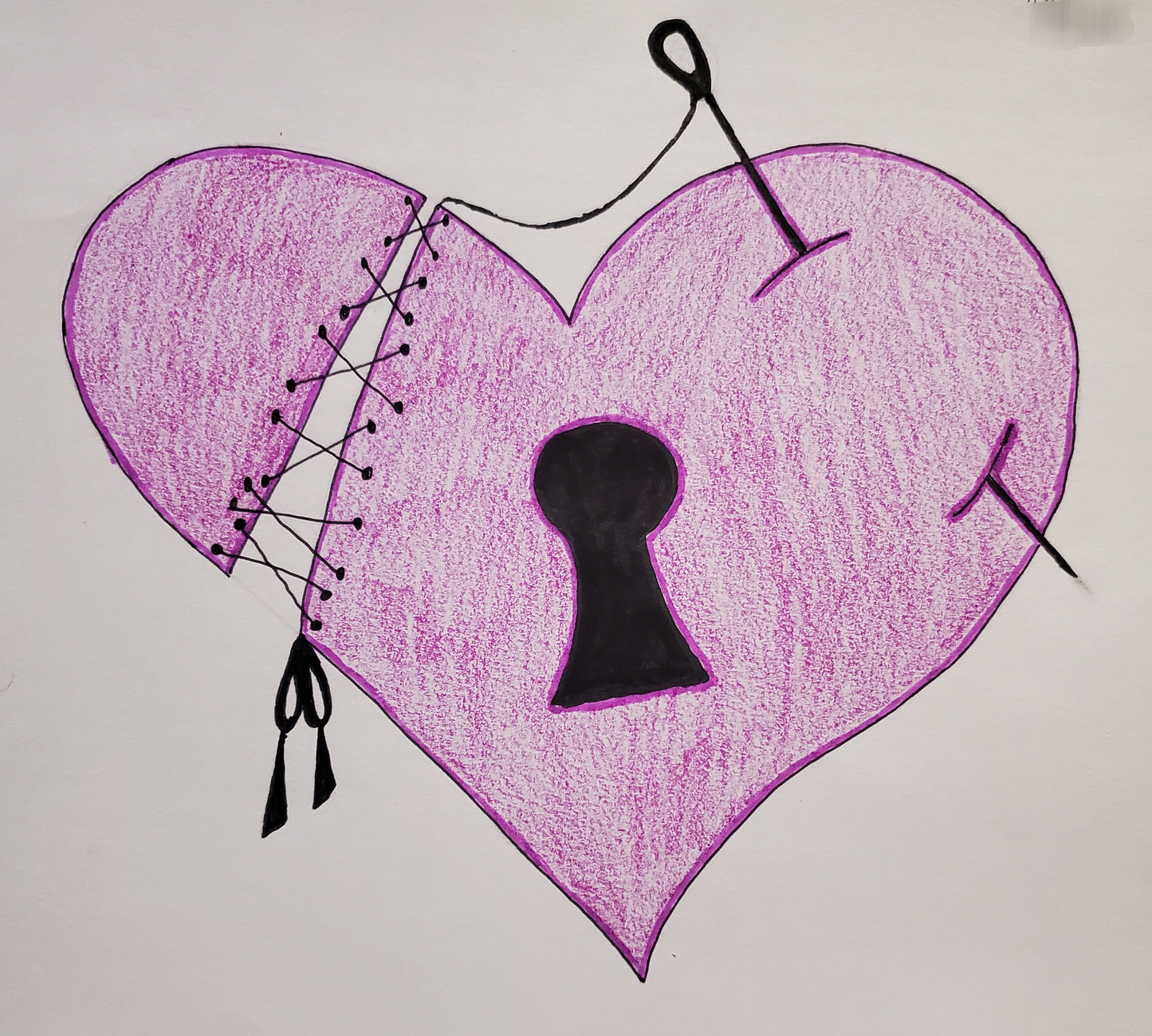 Sewing a heart back together