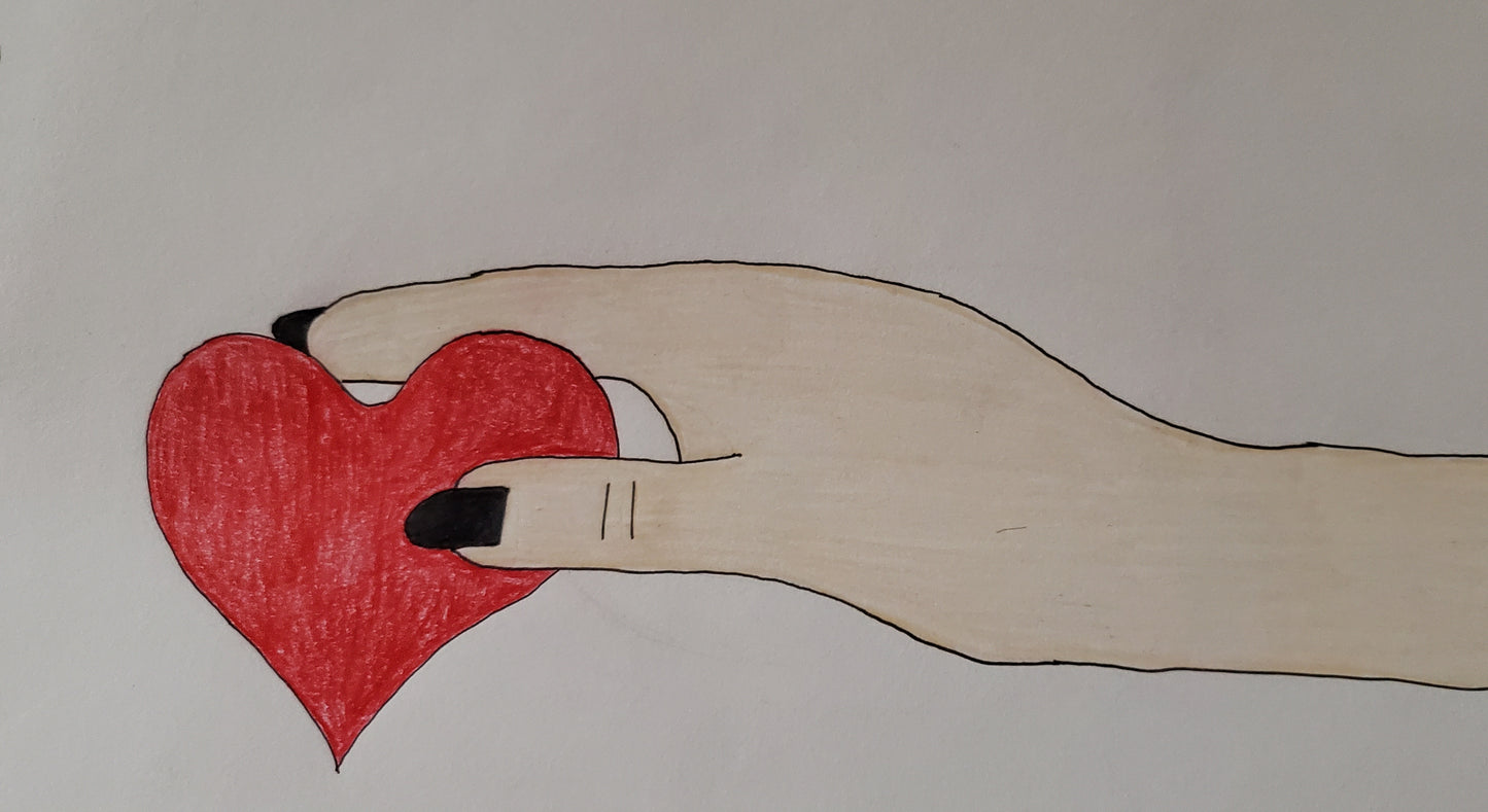 Handing over a heart