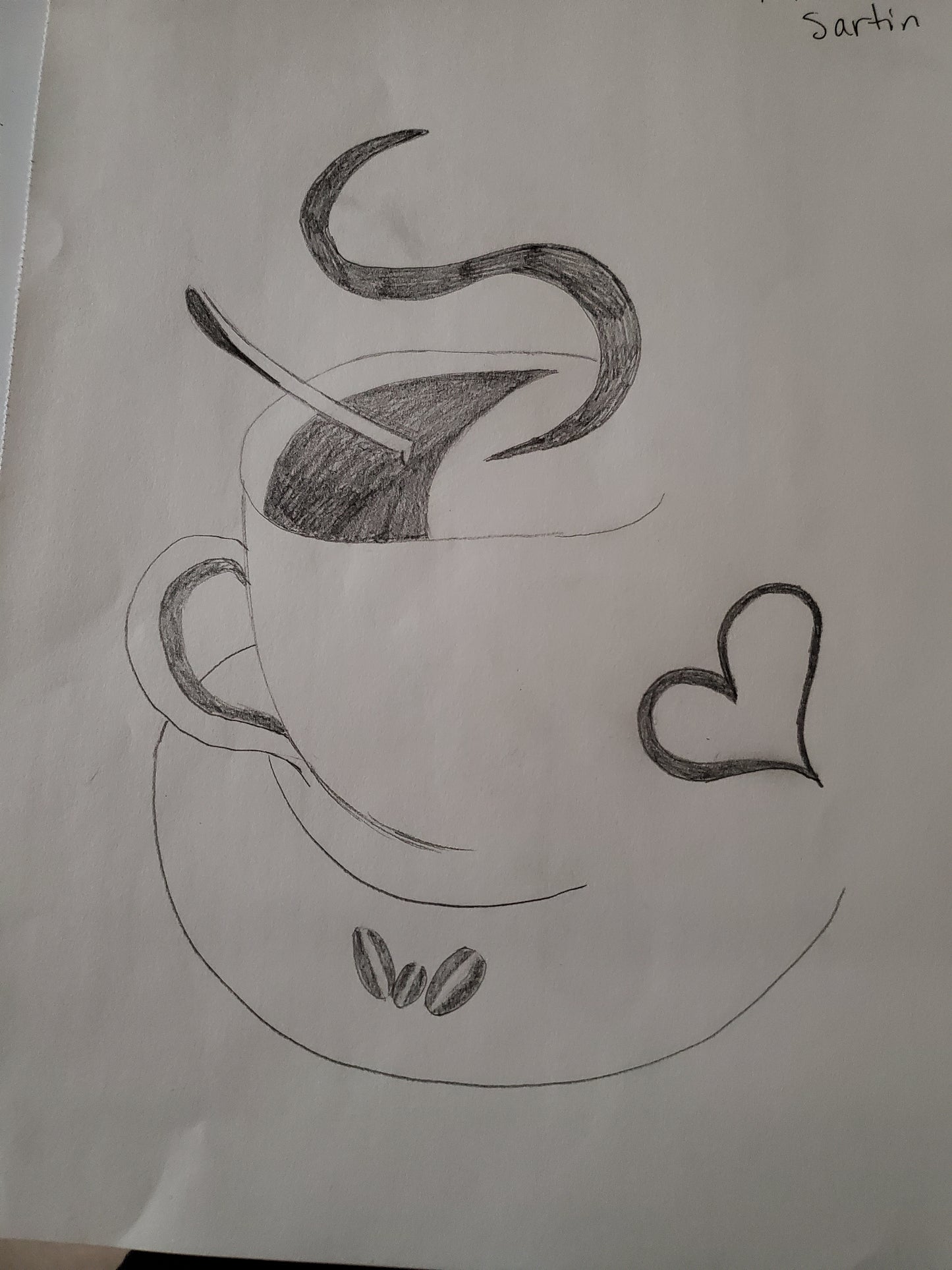 Sketch of a coffee cup