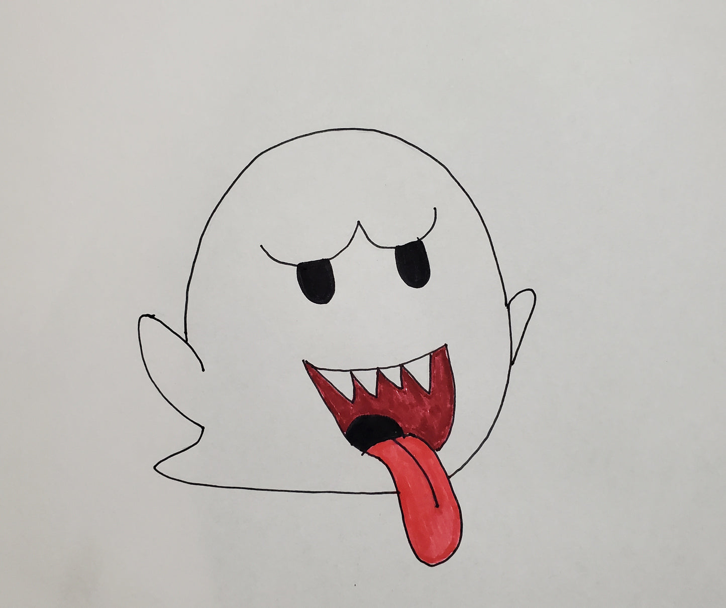 A boo from mario