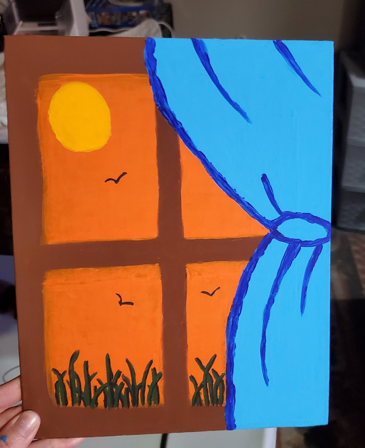 Painting of a window