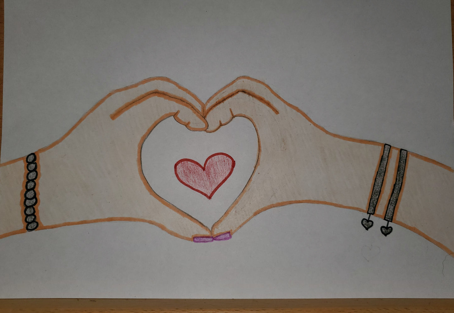 Hand heart