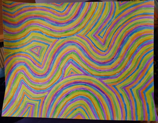 Some highlighter art