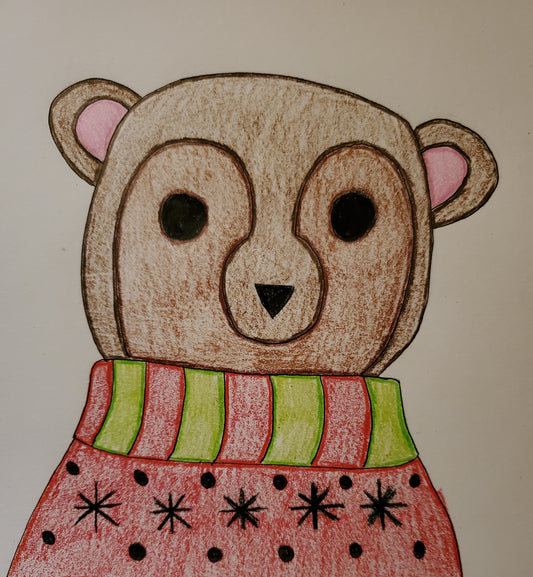 Bear in a sweater