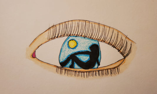 Reflection in the eye
