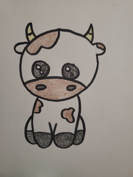 An adorable cow