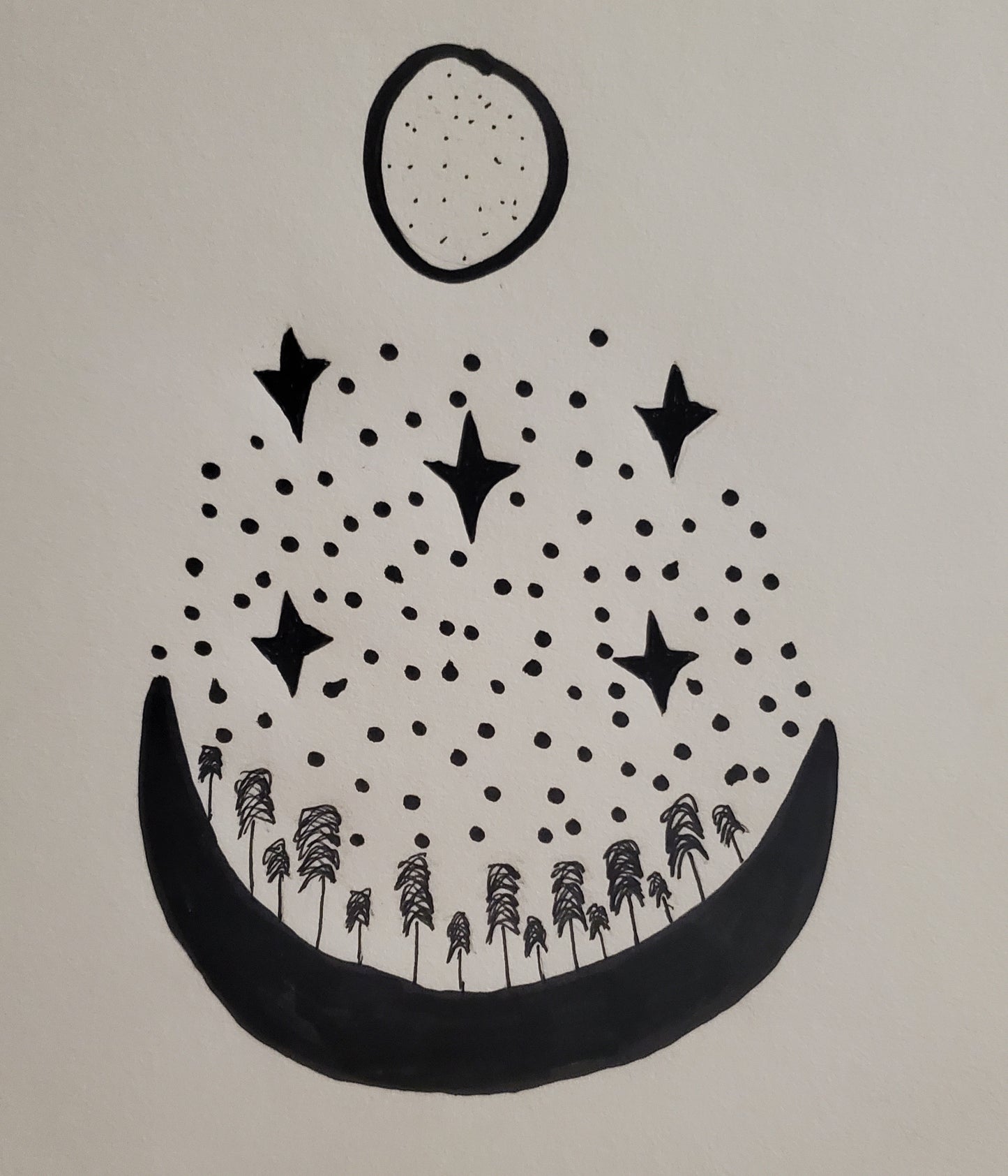 Moons, stars & trees