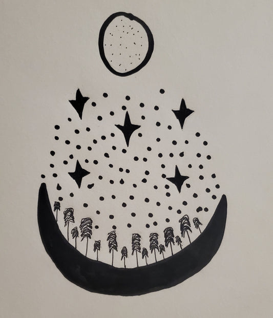 Moons, stars & trees