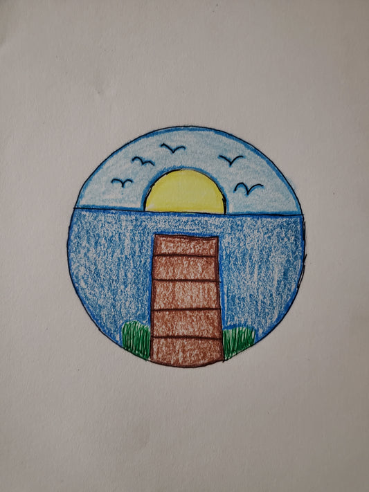 A dock leading to water