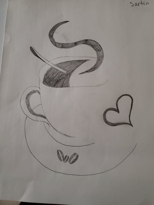 Sketch of a coffee cup
