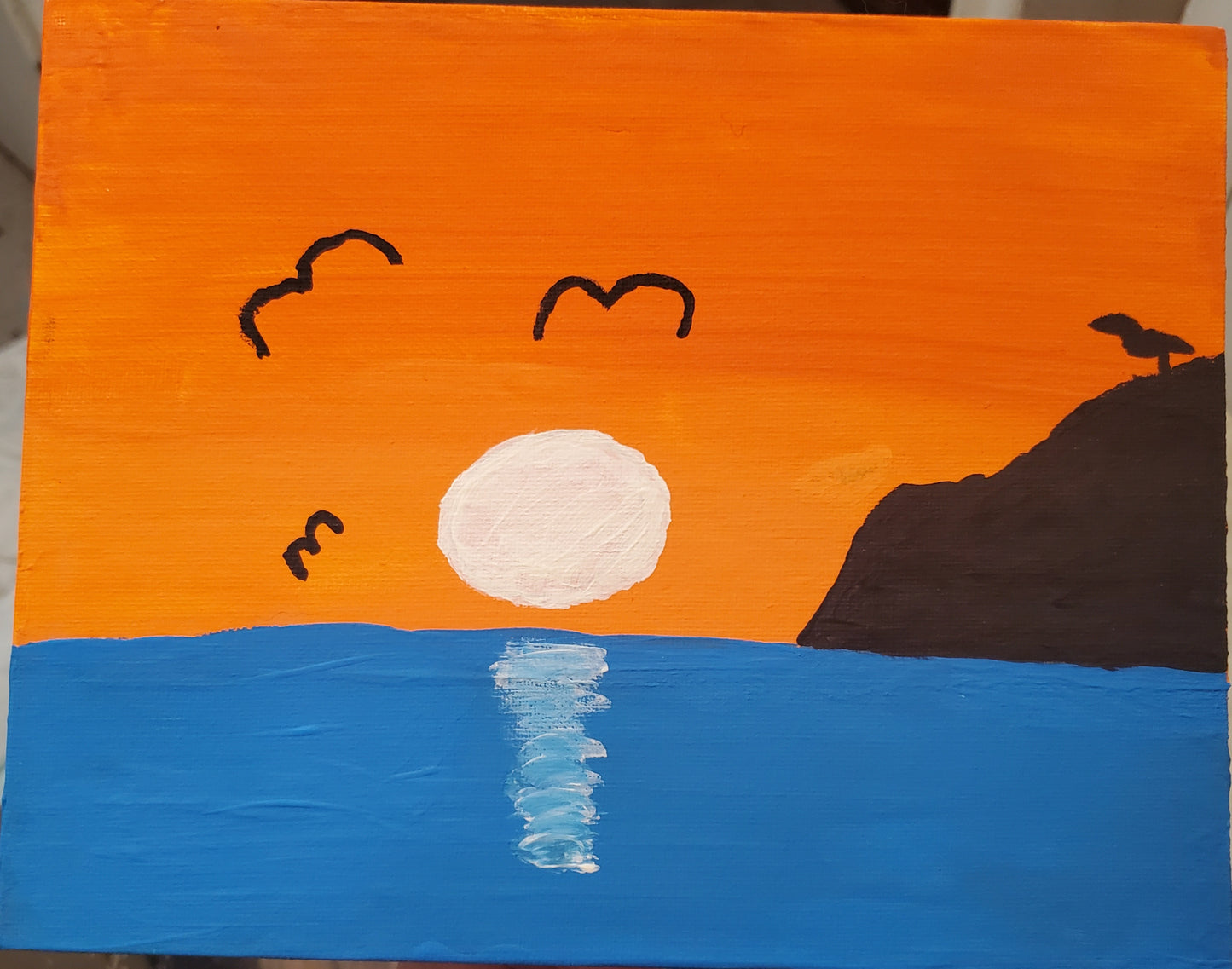Painting of a sunset