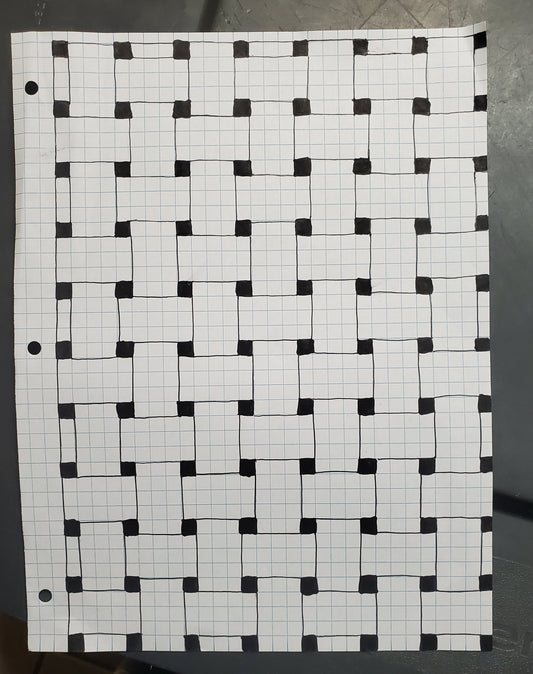 Graph paper pattern
