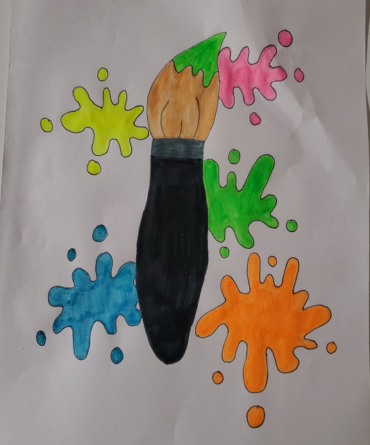 Some highlighter coloring