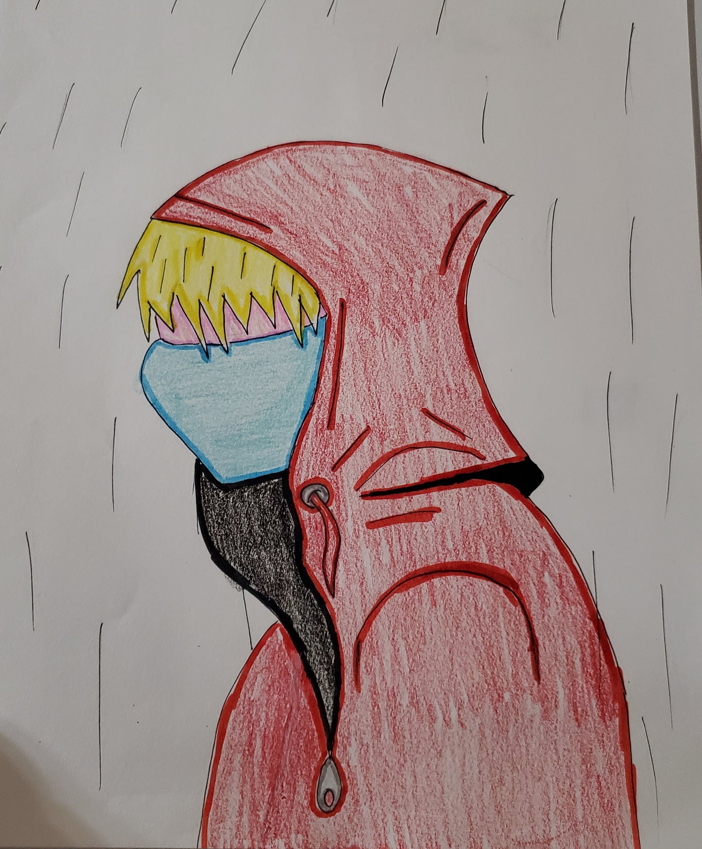 Standing in the rain