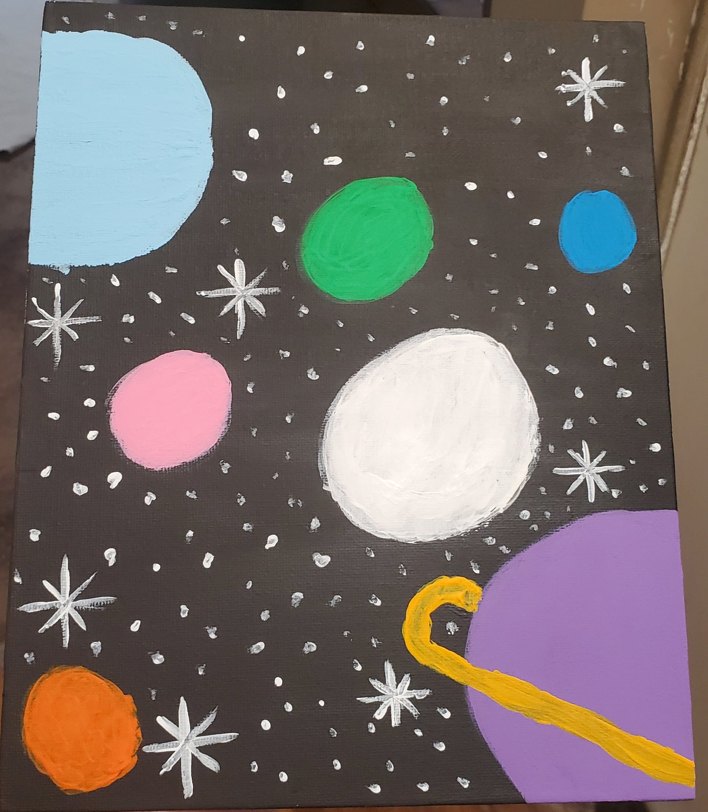 Painting of the solar system