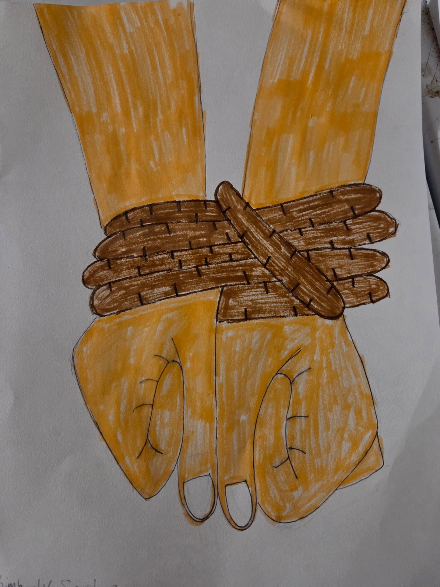 Tied hands