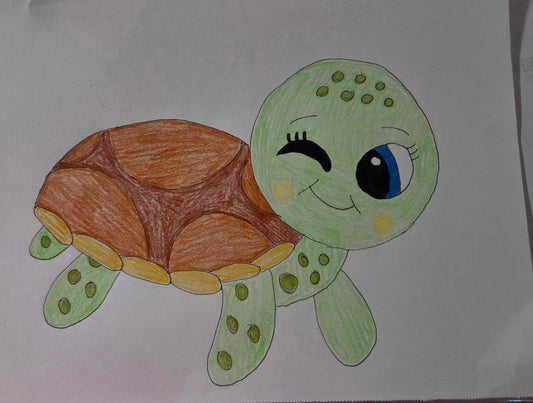 A cute turtle