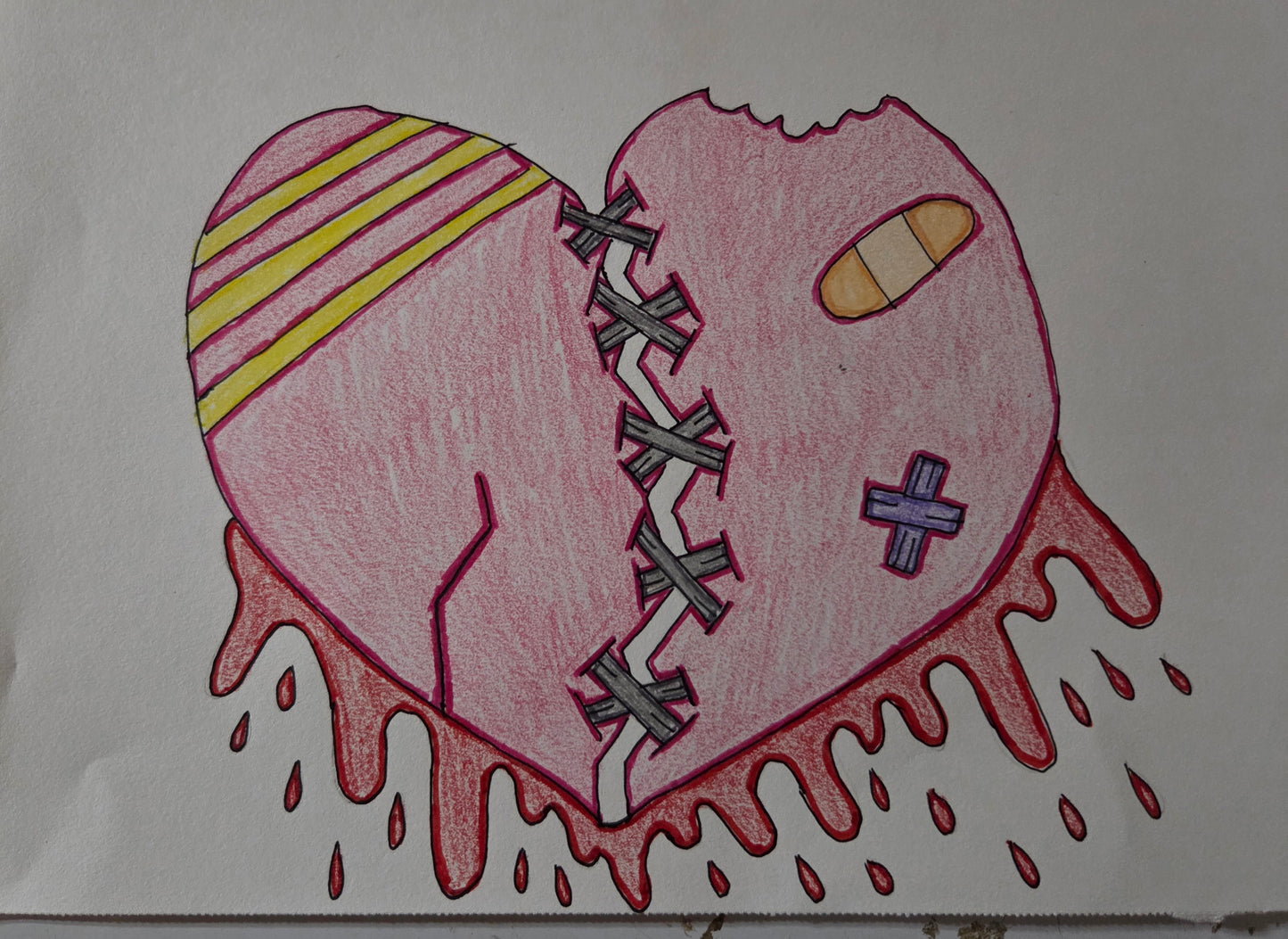Damaged heart